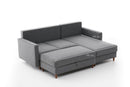 Eva Right - Grey Corner Sofa