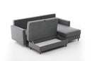 Eva Right - Grey Corner Sofa