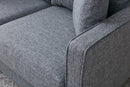 Eva Left - Grey Corner Sofa