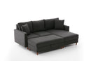 Eva Right - Anthracite Corner Sofa