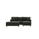 Eva Right - Anthracite Corner Sofa
