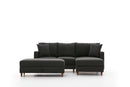 Eva Right - Anthracite Corner Sofa