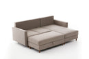 Eva Right - Cream Corner Sofa