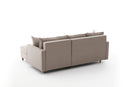 Eva Right - Cream Corner Sofa