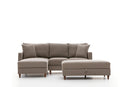 Eva Left - Cream Corner Sofa