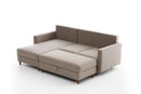 Eva Left - Cream Corner Sofa