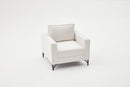 Berlin - Grädde, Svart 1-Sits Soffa