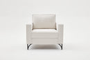 Berlin - Grädde, Svart 1-Sits Soffa