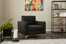 Berlin - Antracit, Guld 1-Sits Soffa