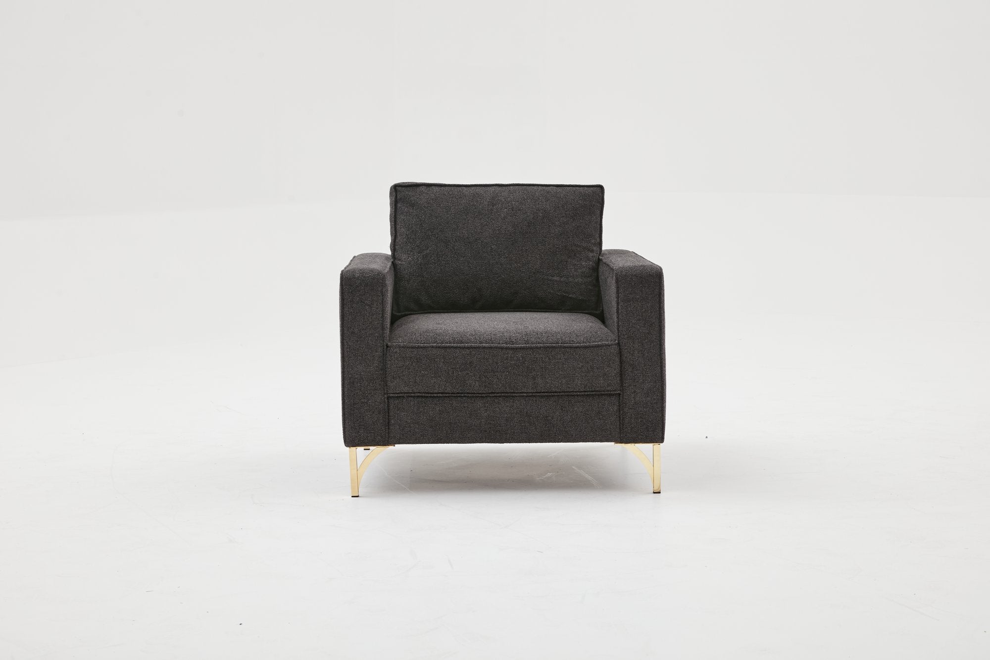 Berlin - Antracit, Guld 1-Sits Soffa