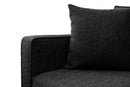 Berlin - Antracit, Svart 3-sits Soffa