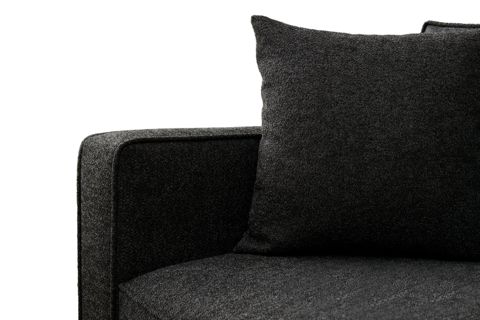 Berlin - Antracit, Svart 3-sits Soffa