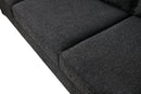 Berlin - Antracit, Svart 3-sits Soffa