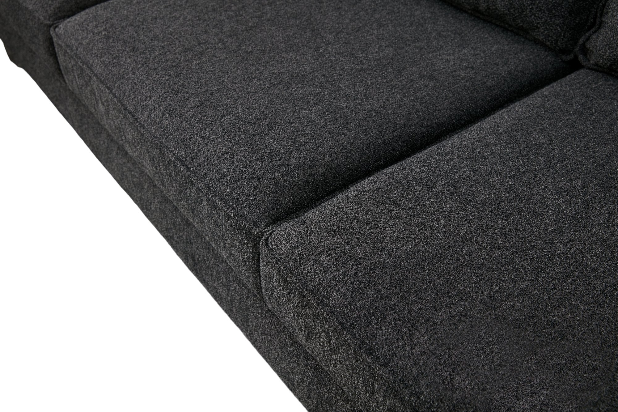 Berlin - Antracit, Svart 3-sits Soffa