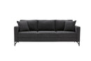Berlin - Antracit, Svart 3-sits Soffa