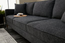 Berlin - Antracit, Svart 3-sits Soffa