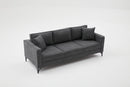Berlin - Antracit, Svart 3-sits Soffa
