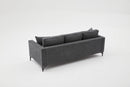 Berlin - Antracit, Svart 3-sits Soffa