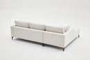Berlin Left - Cream, Black Hörnsoffa
