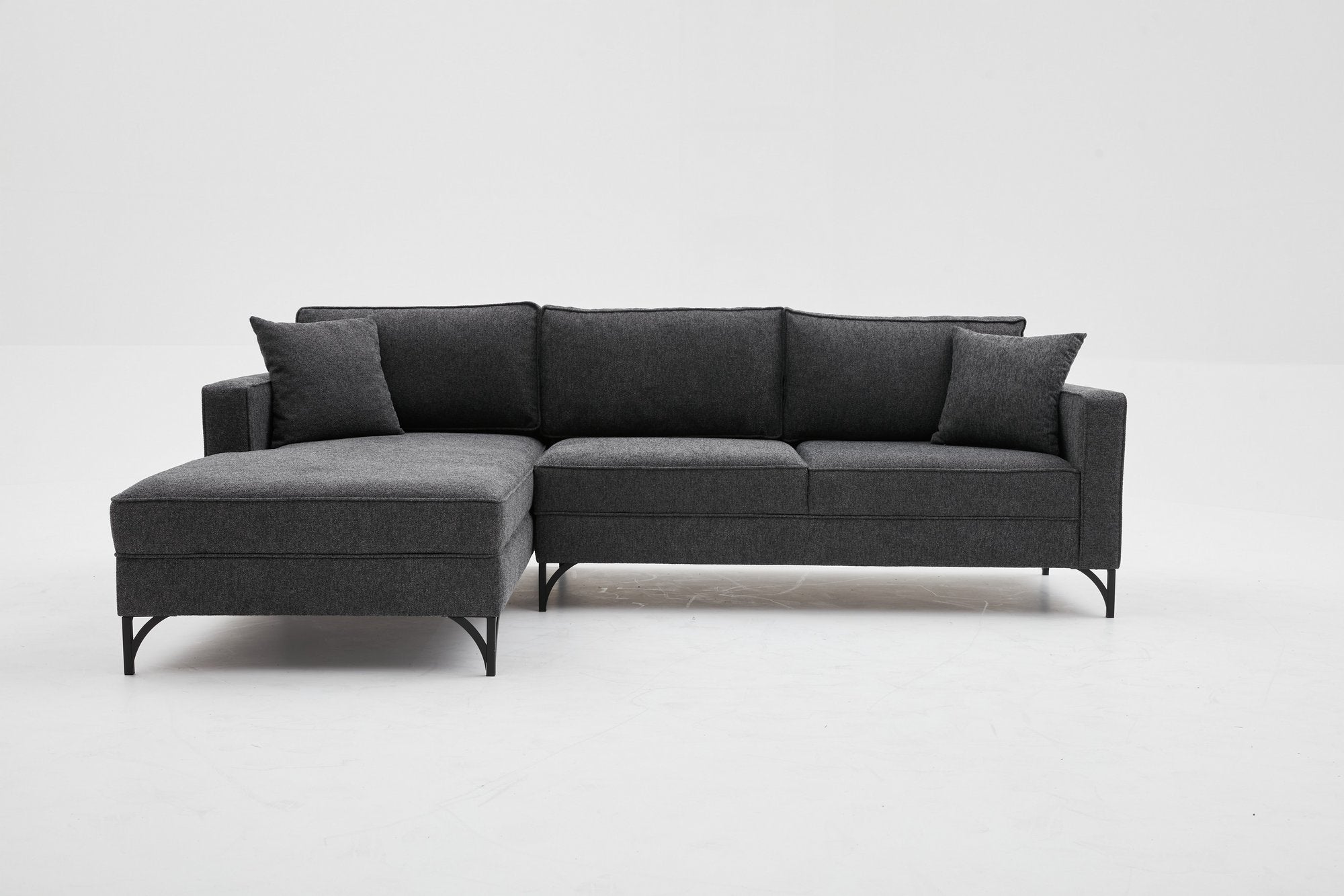 Berlin Left - Anthracite, Black Hörnsoffa