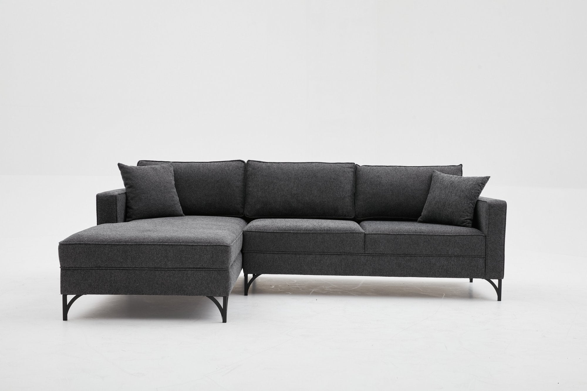 Berlin Left - Anthracite, Black Hörnsoffa