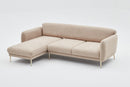 Simena Left - Beige Hörnsoffa-säng
