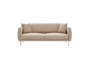 Simena - Beige 3-sits Soffa-Bädd