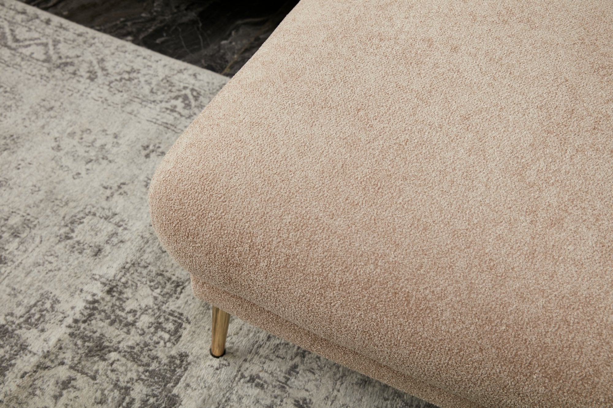 Simena - Beige 3-sits Soffa-Bädd