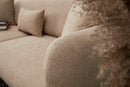 Simena - Beige 3-sits Soffa-Bädd