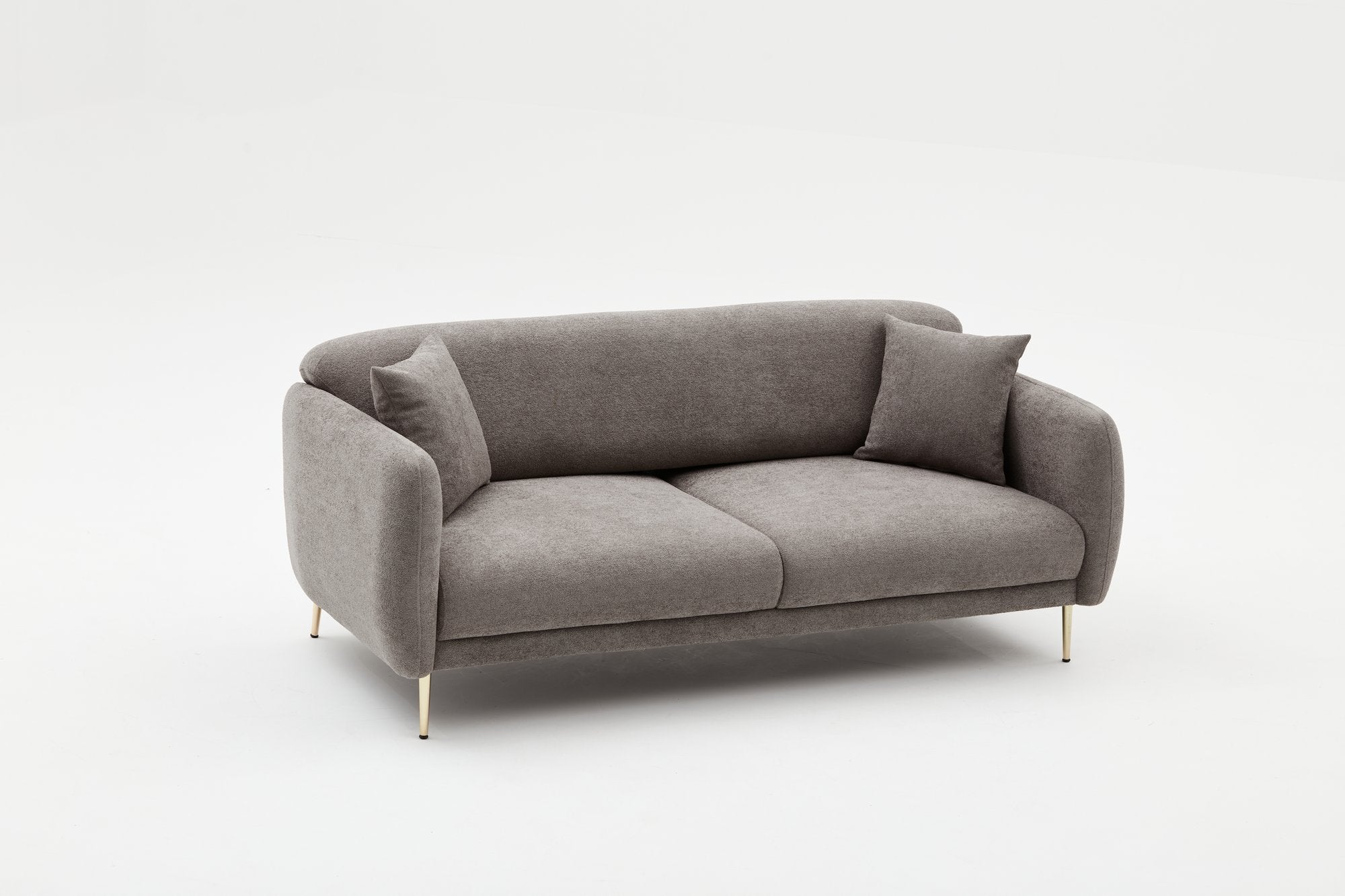 Simena - Grå 3-sits Soffa-Bädd