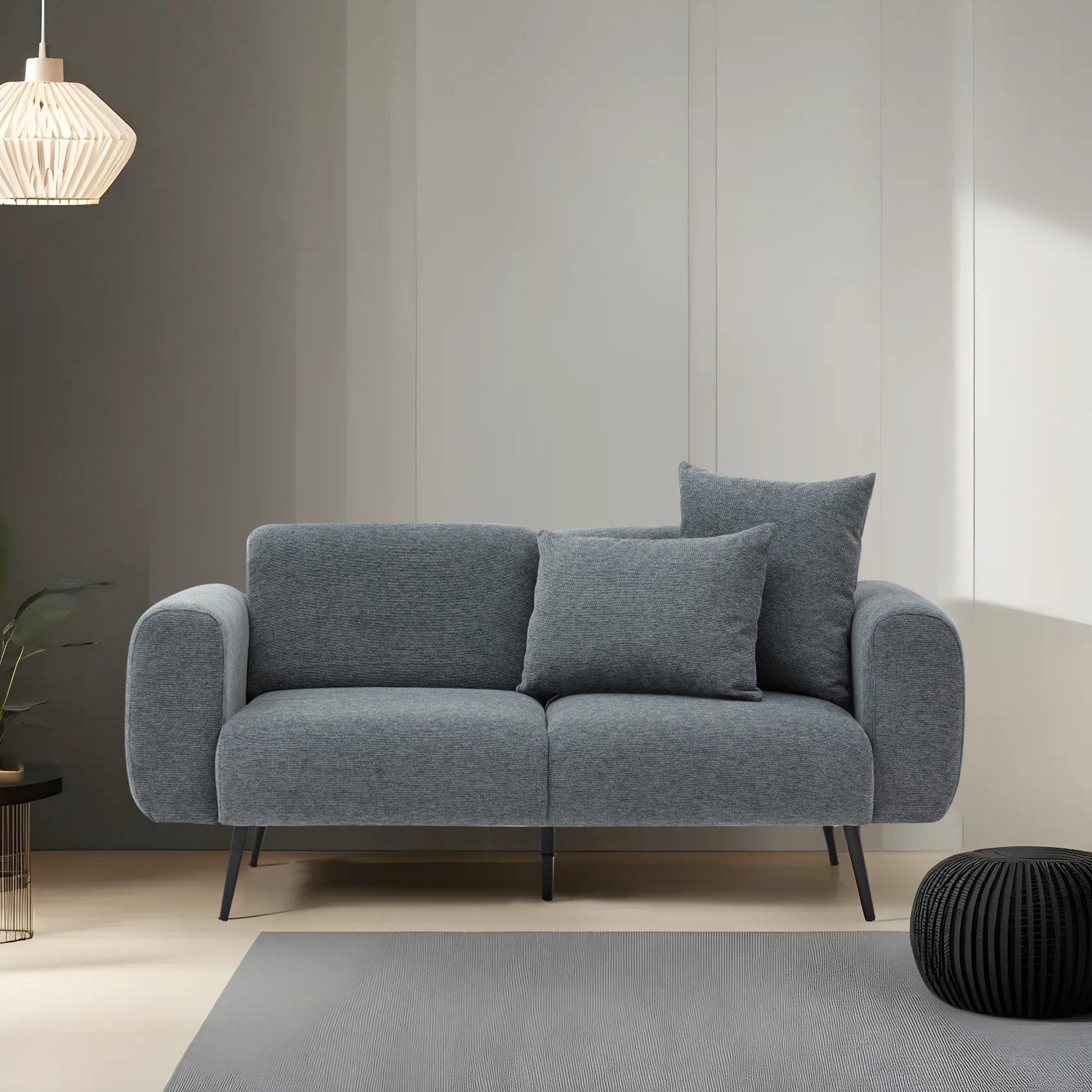 Side - Antracit 2-Sits Soffa