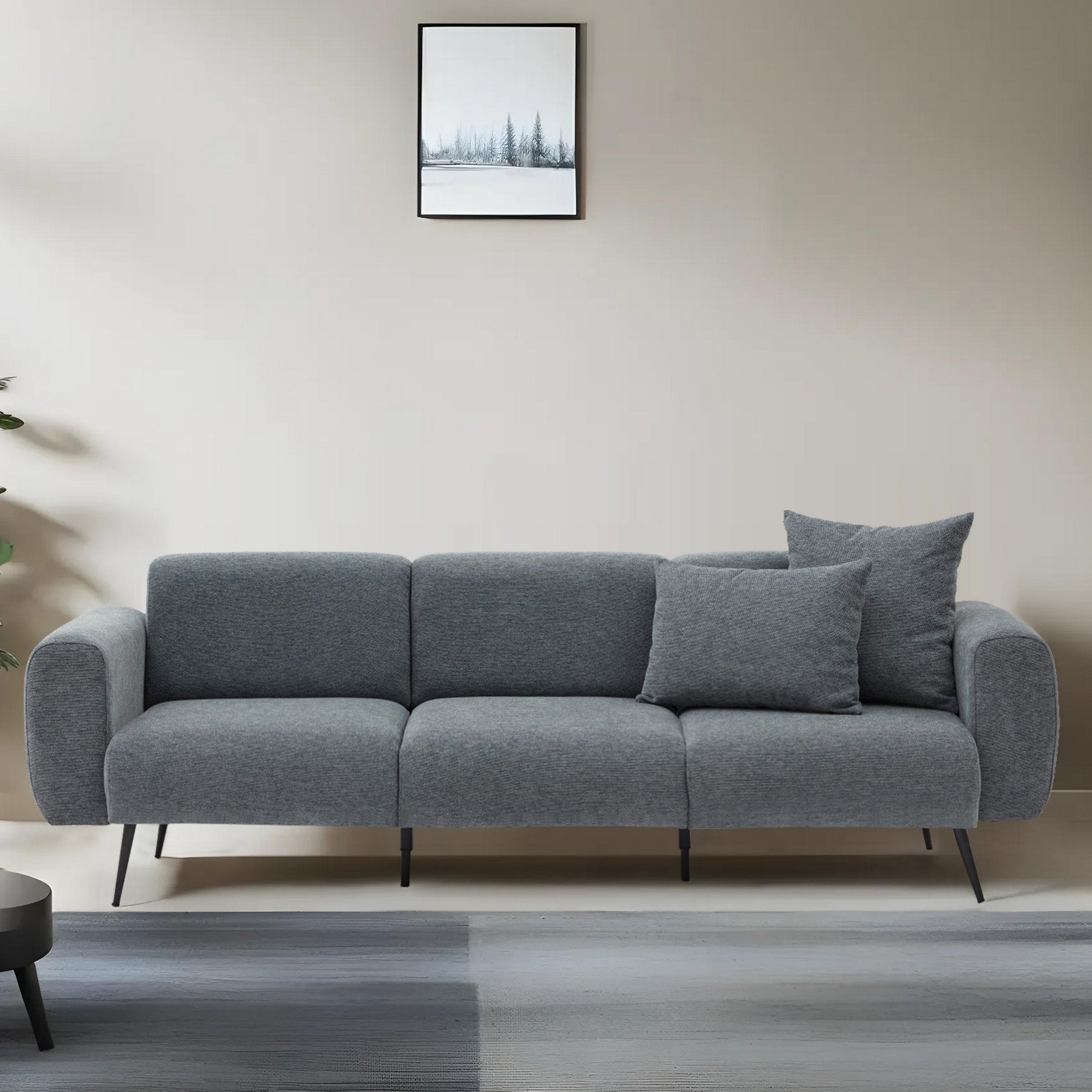 Sid - Antracit 3-Sits Soffa