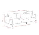 Sid - Antracit 3-Sits Soffa