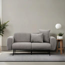 Side - Ljusgrå 2-Sits Soffa