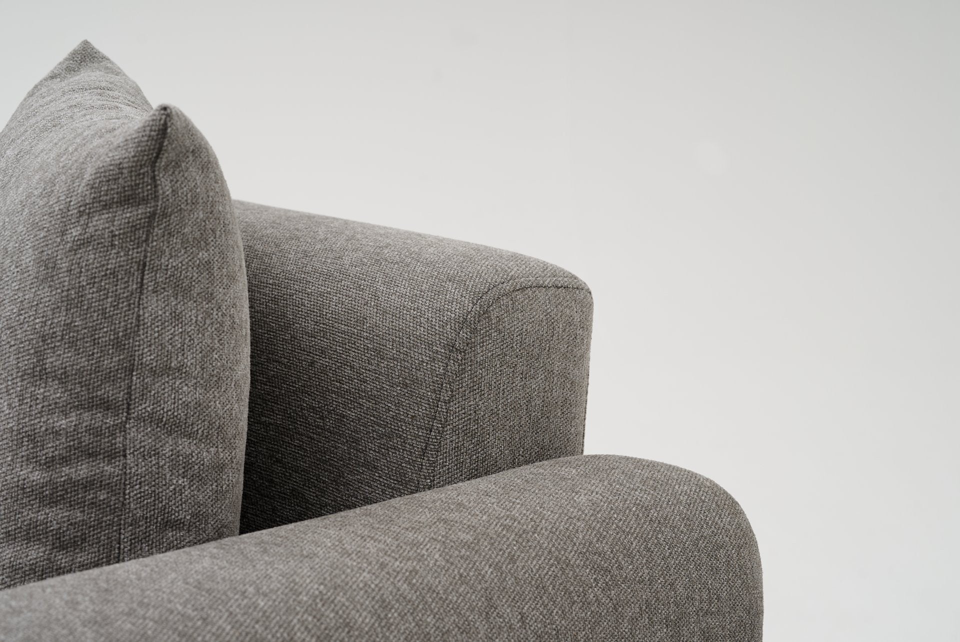 Side - Ljusgrå 2-Sits Soffa
