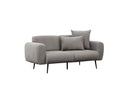 Side - Ljusgrå 2-Sits Soffa