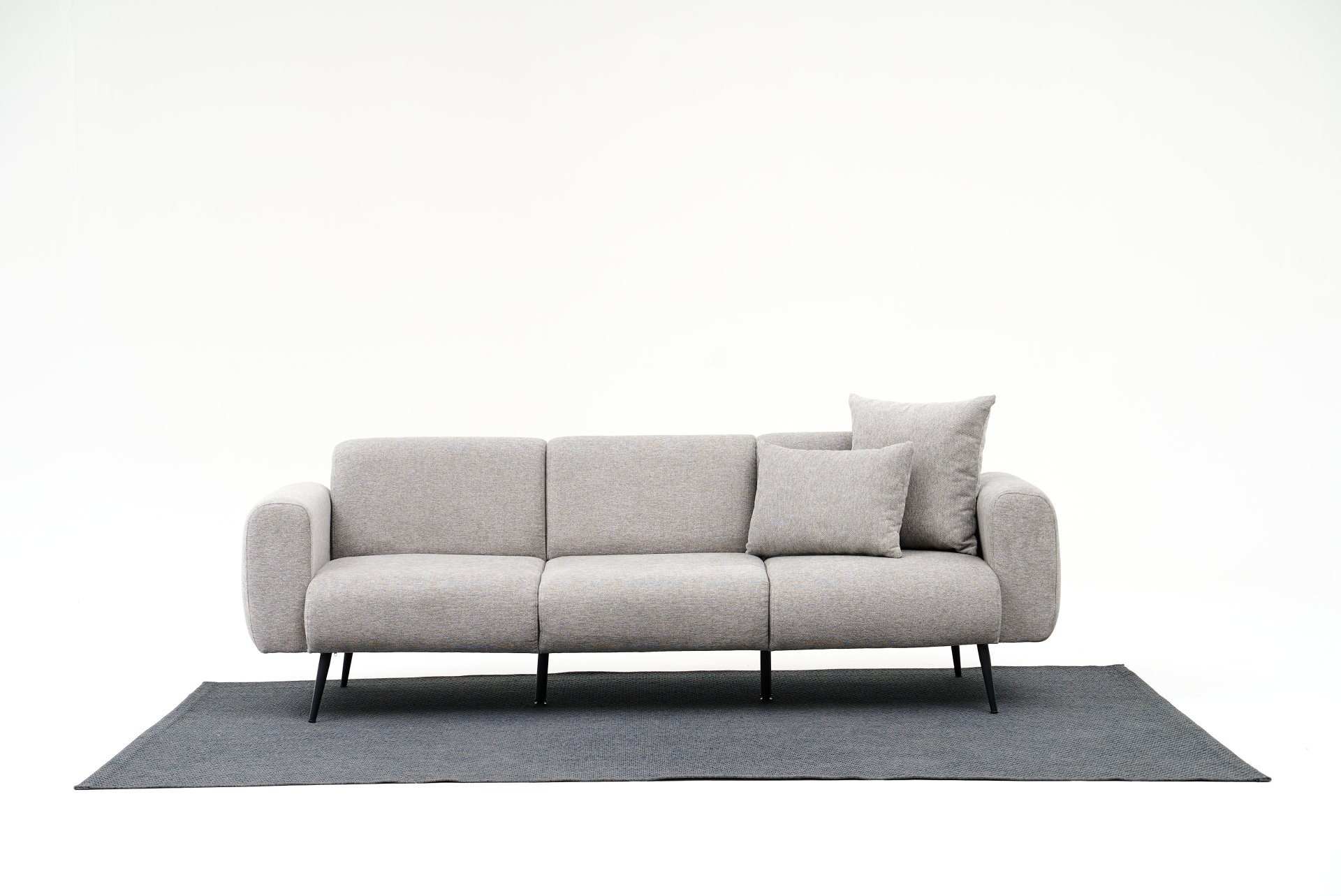 Sid - Ljus Grå 3-Sits Soffa
