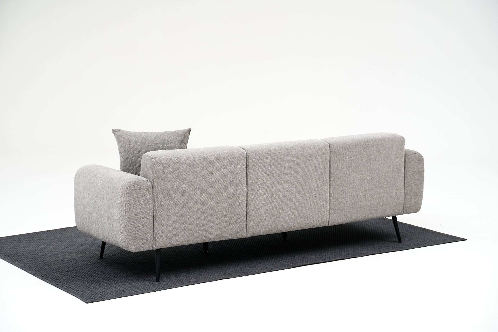 Sid - Ljus Grå 3-Sits Soffa