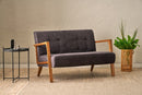 Kemer - Antracit 2-Sits Soffa