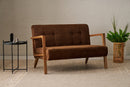 Kemer - Brun 2-Sits Soffa