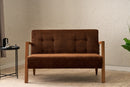 Kemer - Brun 2-Sits Soffa