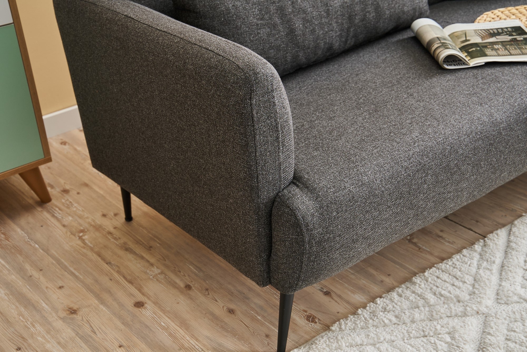 Revos - Antracit 3-Sits Soffa