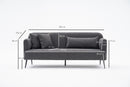 Revos - Antracit 3-Sits Soffa