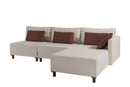Matris Right - Beige Corner Sofa-Bed