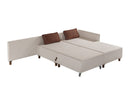 Matris Right - Beige Corner Sofa-Bed
