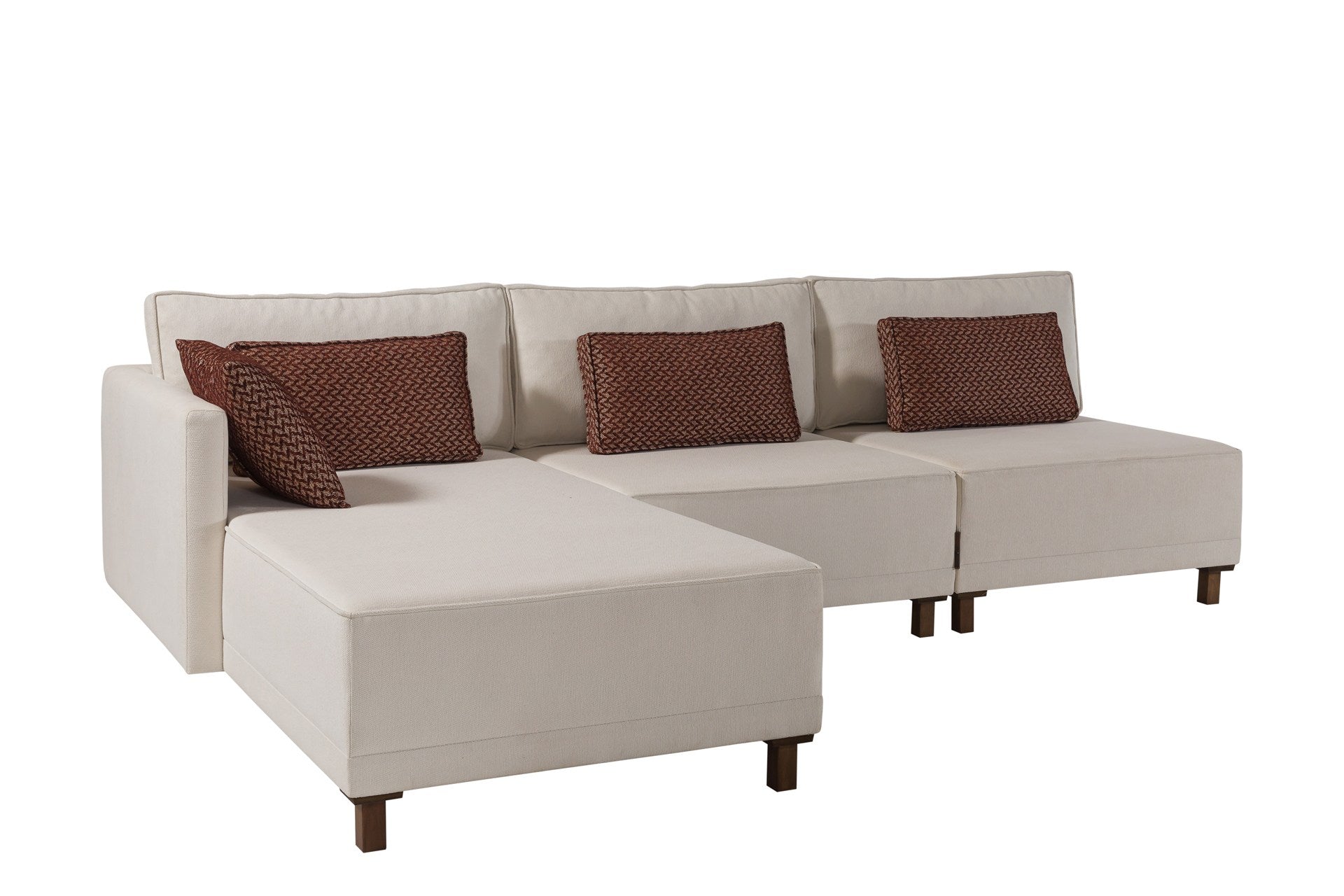 Matris Left - Beige Corner Sofa-Bed