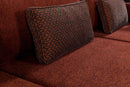 Matris Right - Claret Red Hörnsoffa-säng