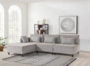 Matris Left - Grey Corner Sofa-Bed