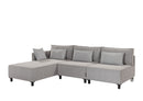 Matris Left - Grey Corner Sofa-Bed