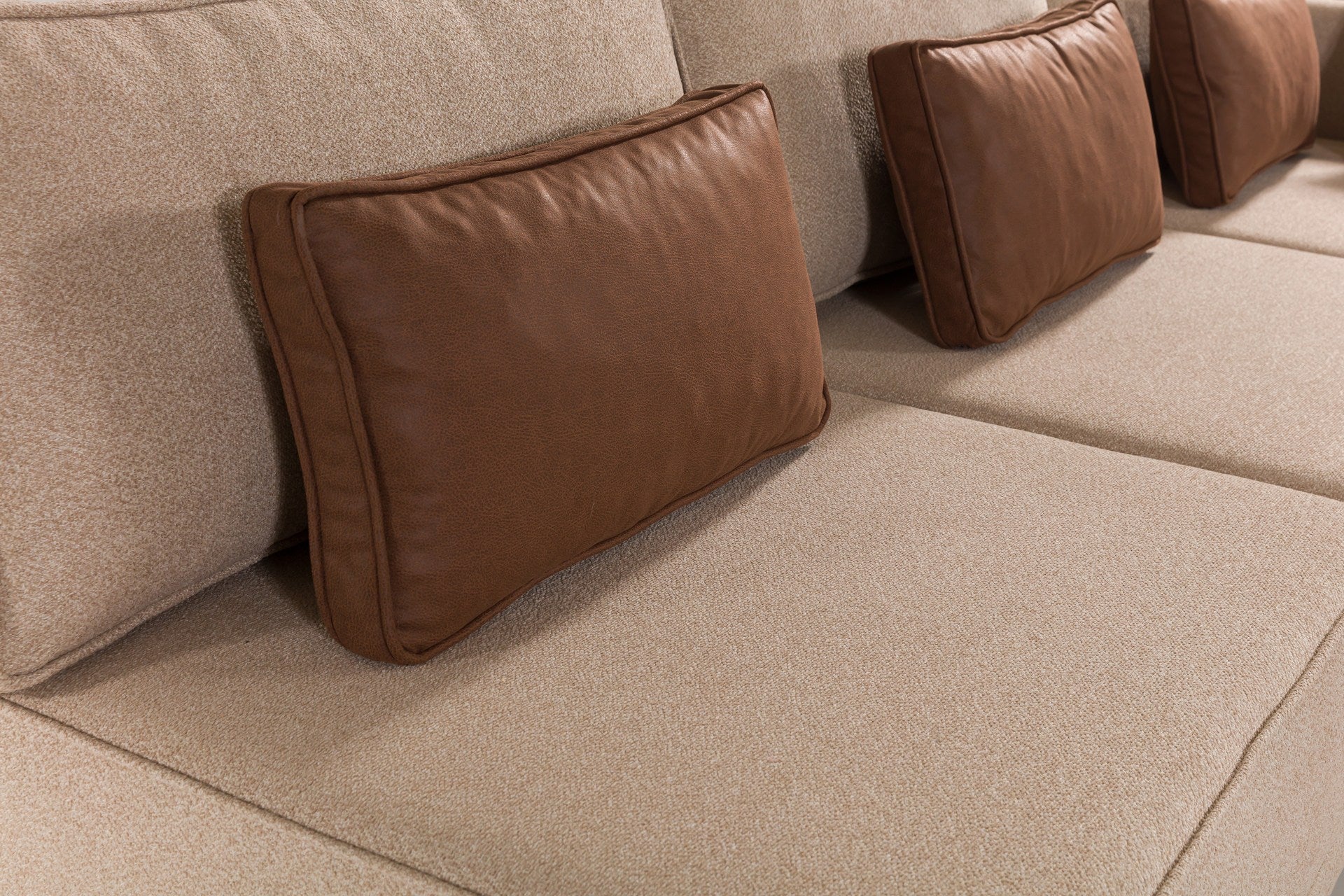 Matris Right - Brown Corner Sofa-Bed